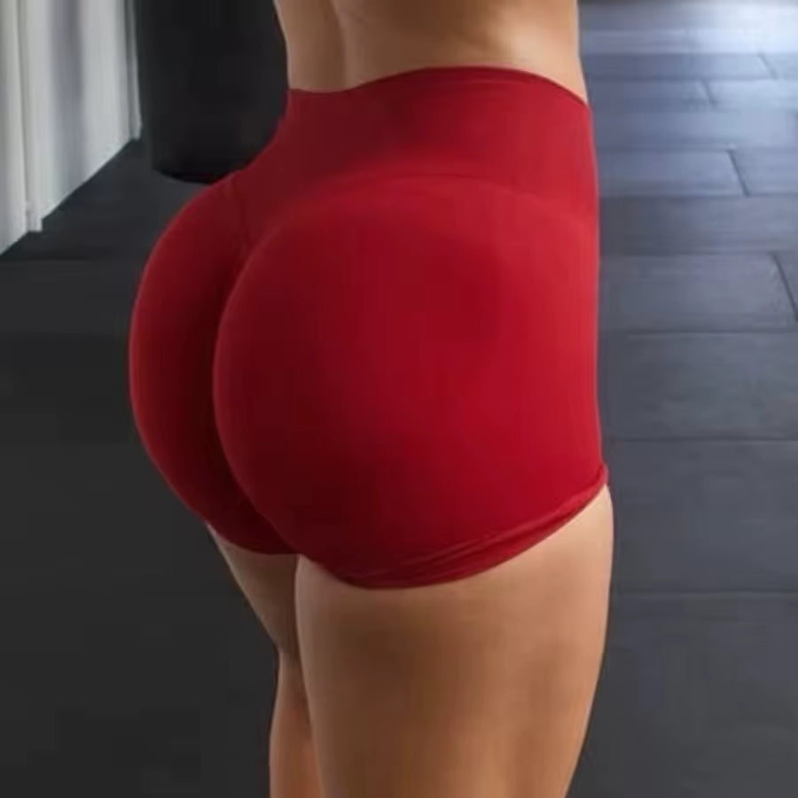 New Sports Shorts Women Low Waist Seamless Yoga Shorts Scrunch Bum Gym Shorts Workout Biker Shorts Stretch Fitness Shorts