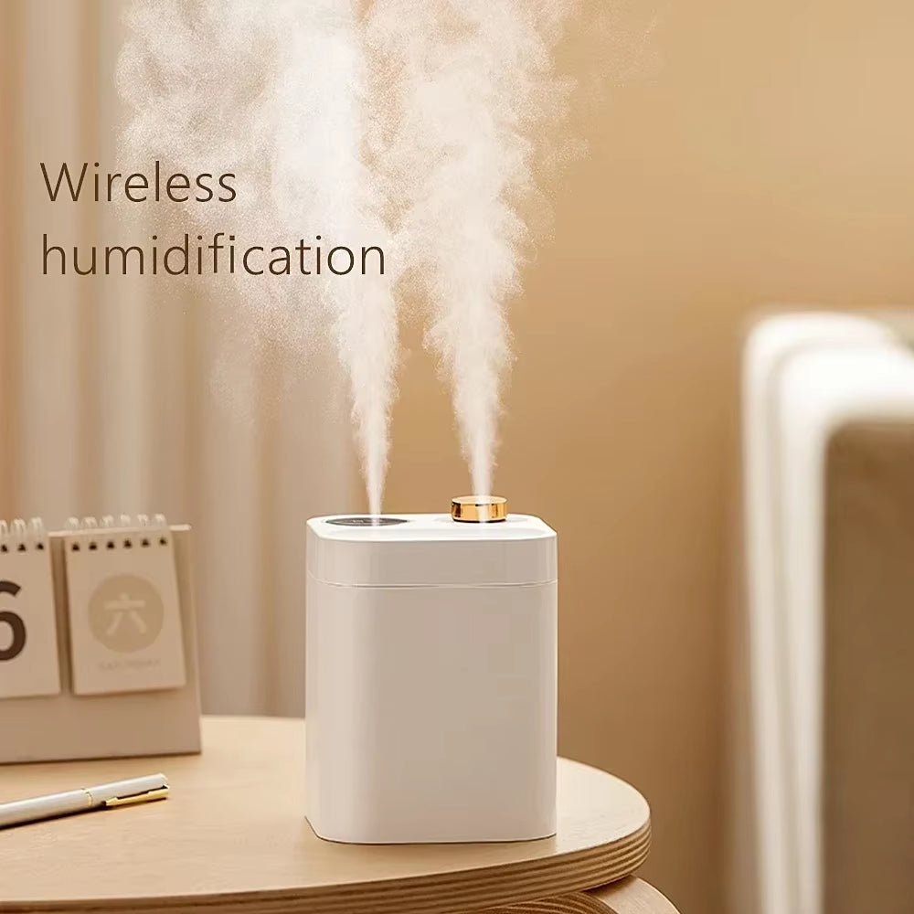 Zai Xiao Wireless Humidifier Aromatherapy Diffuser 2000Mah Battery Rechargeable Essential Oil Diffuser Ultrasonic 800Ml Air Humi
