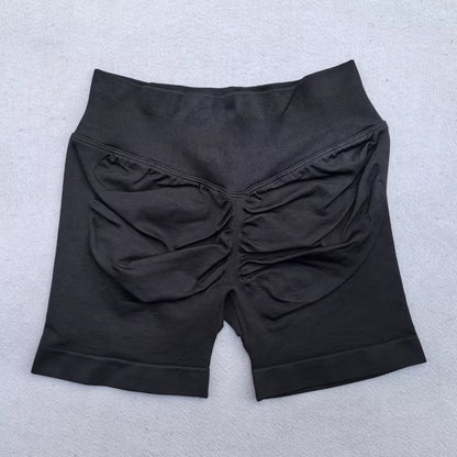New Sports Shorts Women Low Waist Seamless Yoga Shorts Scrunch Bum Gym Shorts Workout Biker Shorts Stretch Fitness Shorts