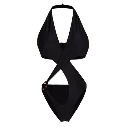 Sexy Cut Out Monokini Hot One Piece Swimsuit High Rise Cut Bathing Suit Female Swimming Costumes for Women Swimwear 2021 Trikini