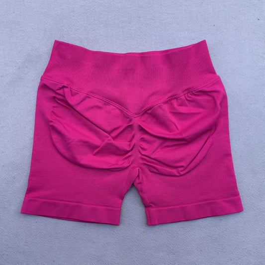 New Sports Shorts Women Low Waist Seamless Yoga Shorts Scrunch Bum Gym Shorts Workout Biker Shorts Stretch Fitness Shorts